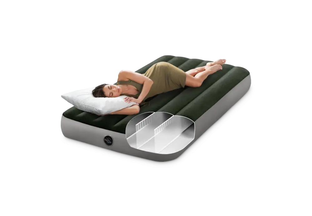 Intex 64107 Prestij Kamp Yatağı 99 Cm X 191cm X 25cm Koyu Yeşil