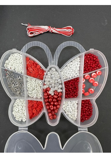 Cumhuriyet Bayramı Temalı Kelebek Desenli Kutuda Karışık Kendin Y