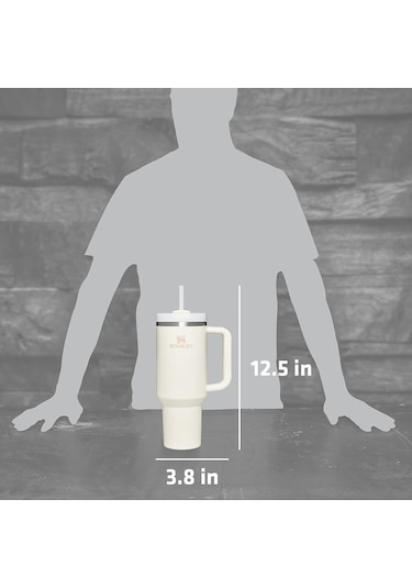 Stanley Quencher Pipetli Paslanmaz Çelik Vakum Yalıtımlı Termos Bardak 1.18 L