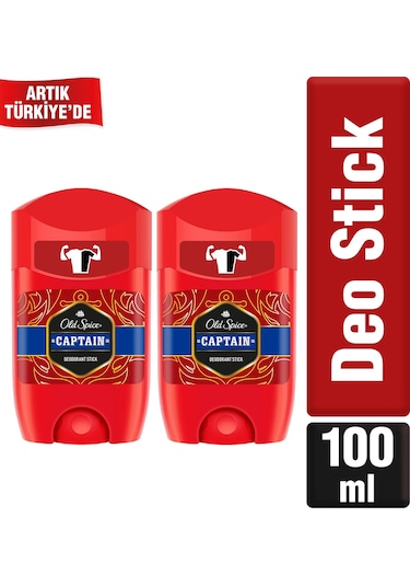 Old Spice Captain Deodorant Stick 2 x 50 ML