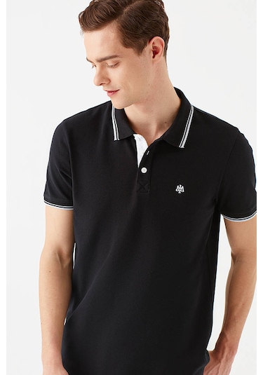 Mavi Erkek Polo Yaka T Shirt 064164-900 Siyah Siyah