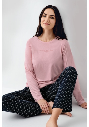 Pierre Cardin Kadın Pembe Pijama Takımı Pc9090-s-v1 Pembe