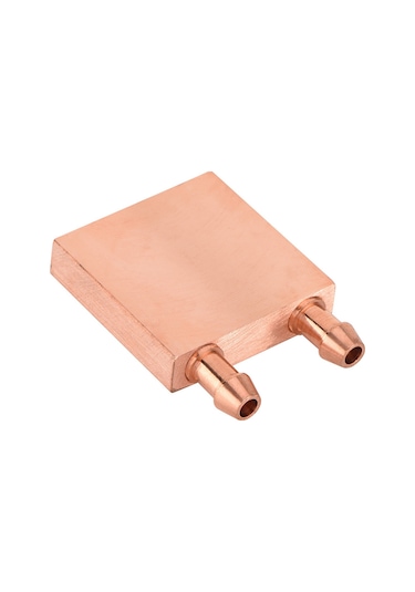 Kosona Temizleyici Bakır Su Soğutucu Blok, 40x40mm, 6mm Akış Kanalı, Gpu/anakart/nemli Devre Soğutma, Yüksek Isı Transferi