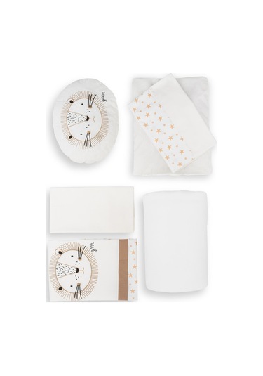 Wellgro Park Yatak Ve Beşik Uyku Seti - 6 Parça, Bej