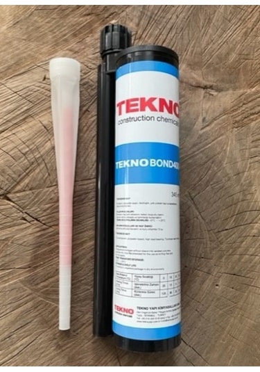 Tekno Kimyasal Dübel Polyester Esaslı Epoksi Kimyasal Dübel 345ml 5adet