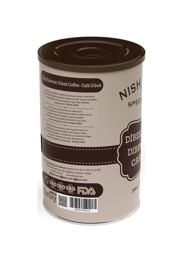 Nish Dibek Kahvesi Teneke Kutu 250 G