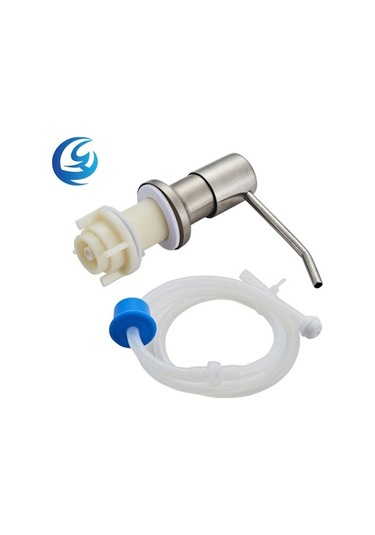 Dancemonkey Paslanmaz Çelik Bulaşık Sabunluk 1.2m Silikon Hortum + Fırçalı Pompa Başlığı Ev İçi Çok Renkli Çok Renkli