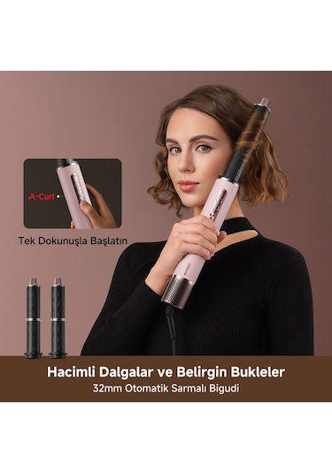 Dreame Airstyle Pro Hı Çoklu Saç Şekillendirici Pembe