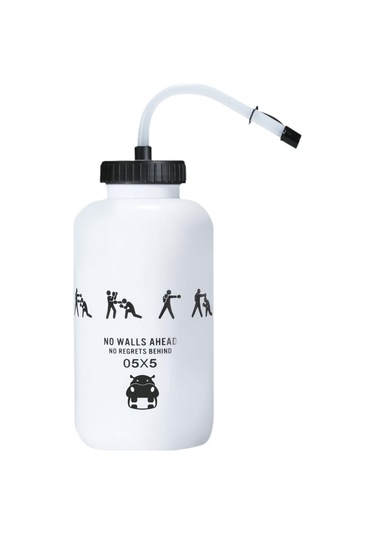 Suntek Spor Su Şişesi 1l Sızdırmaz Sıkma Kadınlar Erkekler Beyaz