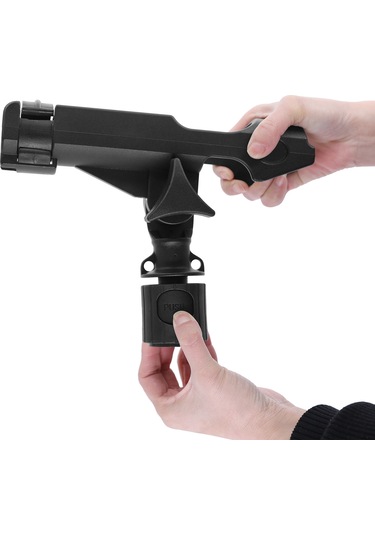 Lemestar Kano Raylı Olta Tutucu - 2 Adet Plastik Malzeme, Sağlam Tutma Fonksiyonu