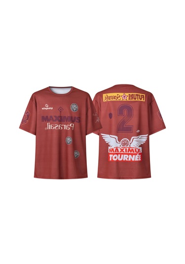 Snapbuy Travis Scott Cactus Jack 3d Futbol Formaları, Gevşek Spor Tişört, Erkek/kadın Kısa Kollukahverengi Kahverengi