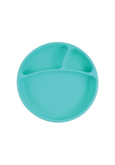 Oioi Porsiyon Vakum Tabanlı Silikon Tabak Yeşil