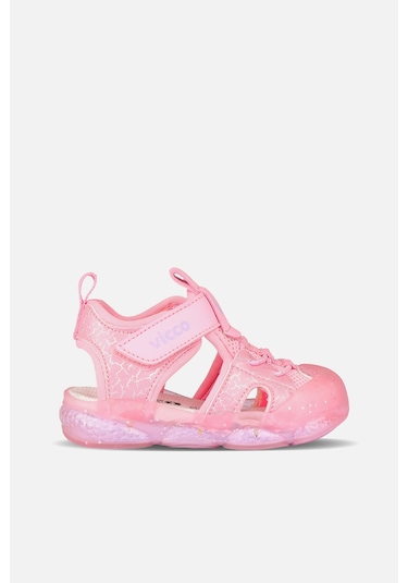 Vicco Monrovia Işıklı Kız Bebek Pembe Sandalet Pembe