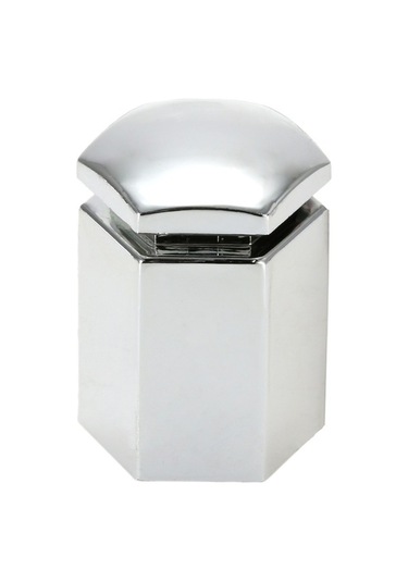 Fastbuy Vauxhall Jant Kapakları Seti 17x30mm, 20 Adet Gümüş, Uygulama Aleti İçerir