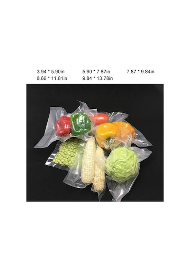 Willowhaven 100 Adet Beyaz Vakumlu Basınçlı Poşet, 15x20 Cm, Plastik, Paketleme Malzemesi DiğER