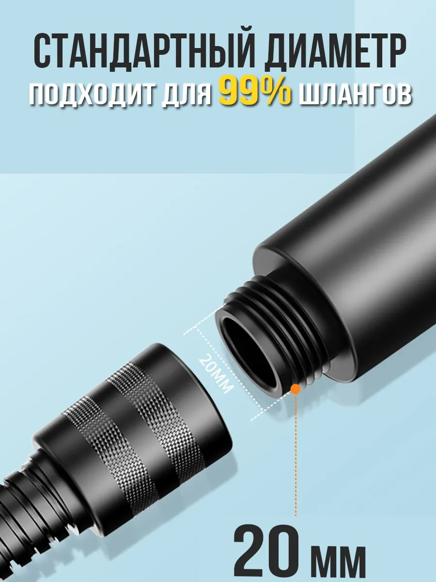 Menko Duş Başlığı Masajlı 330639834 Siyah