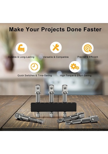 Yulong Reedark 10 Parçalı Yüksek Dayanımlı Matkap Adaptör Seti -