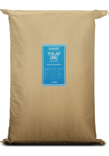 Kappadokia Pastörize, Tam Yulaf Unu 25 Kg