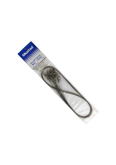 Mustad Nylon Coated Çelik Tel 30 Lbs(13Kg)12 Adt
