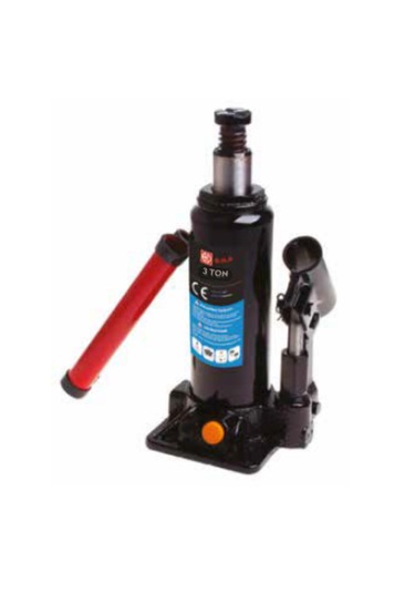 Bhd 00370 3 Ton Şişe, Hidrolik Kriko - 180, 350 Mm