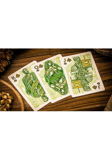 Twpcc Riffle Shuffle Caesar Green Premium Oyun Kağıdı Koleksiyonluk İskambil Kartları