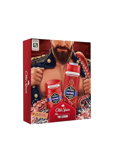 The Legend Captain Deo Stick 50ml & Duş Jeli 250 Ml Set