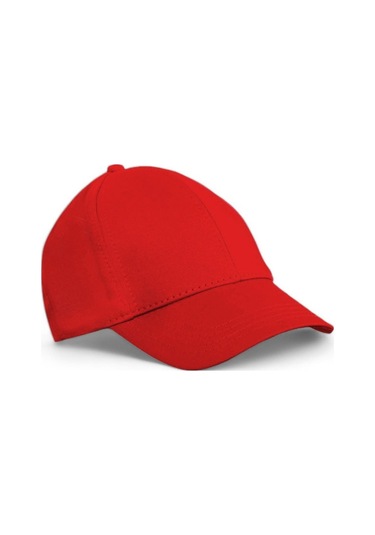 Eke Tekstil Unisex Kırmızı Renk Beyzbol Şapka - Unisex Kırmızı