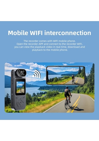 Trendooze Geeksen Ses Ve Video Kaydı Olan 4k Vücut Kamerası Giyilebilir Vücut Kamerası Mini Video Xa