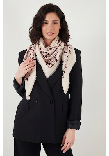 Lela Bayan Şal 6941400 Bordo