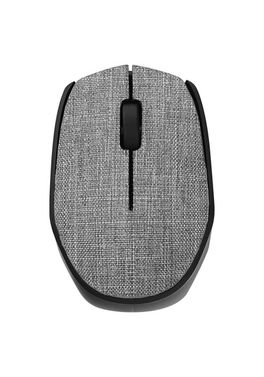 Gri Kablosuz Usb 2.4ghz Terletmez Kumaş Fabric Yüzey 1.200dpi Hafif Kablosuz Mouse Diğer