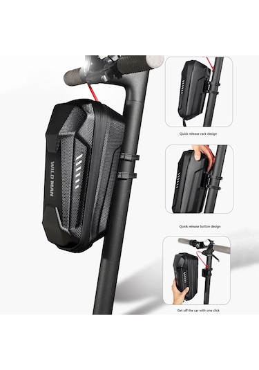 Wild Man Es8x Elektrikli Scooter Ön Gidon Asma Çantası 4l 001