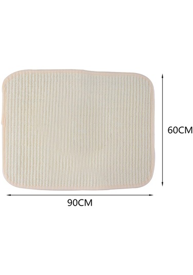 Suntek Kedi Tırmalama Matı Kaymaz Sisal Pet Malzemeleri Xl-90cmx60cm