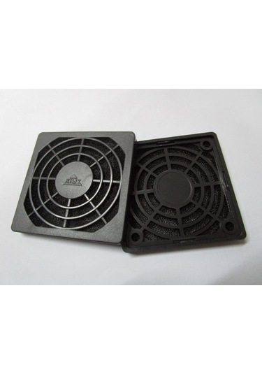 25 Adet 60x60mm Dc Fan 60mm 6cm İçin Kullanılan Siyah Toz Geçirmez Toz Filtresi