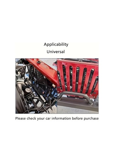 Motion003 Kavisli Yaprak Modifiye Edilmiş Araç Soğutma Ekipmanı Kondenser Fanı 12v 80w 1778 Cm