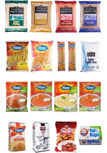 Blueden Gıda Paketi 17 Parça 12 Nolu Paket