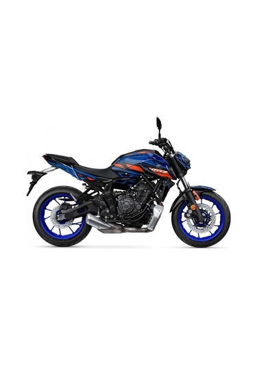 Mt 07 Mavi Kanal 2020- 2023 Full Sticker Kit Set Çok Renkli