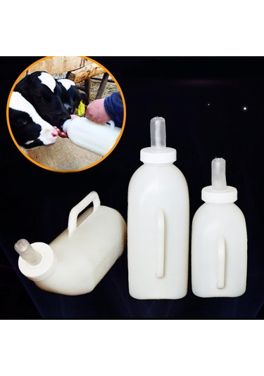 Suntek 2l Buzağı Süt Şişesi El Yetiştirme Poddy Emzikli