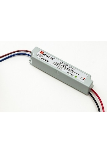 Mervesan 12 Watt 12v 1 Amper Led Trafosu Ip67 Mtwp-15-12