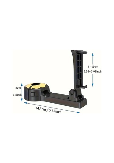 Besthome1 Araba Çok Fonksiyonlu Akıllı Telefon Tutucu Arka Koltuk Başlığı Askılı Katlanır Organizer Gümüş