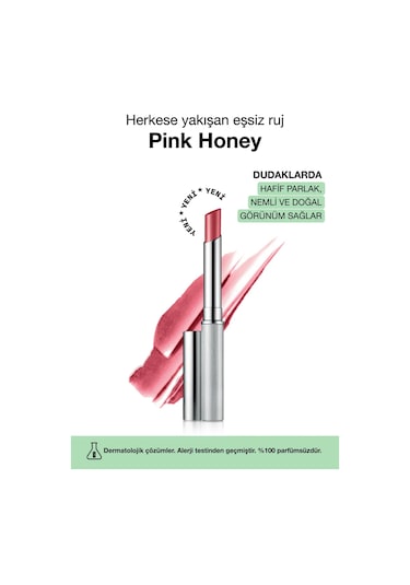 Clinique Almost Lipstick Ruj  44 Pink Honey