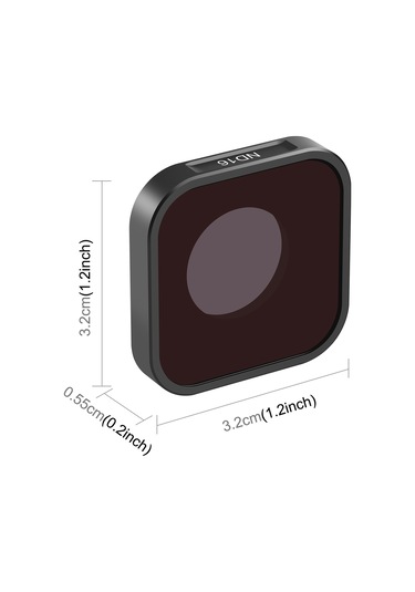 Springsun Puluz Pu921 5.5mm Nd16 4-stop Lens Filtresi 1.2 1.2in Nd Filtreler Optik Cam Su Geçirmez Çok Dayanıklı Kaplama İle Çizilmeye