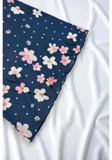 Hello Papana Hello Papana Çiçek Desenli Mavi Askılı Gecelik Çok Renkli