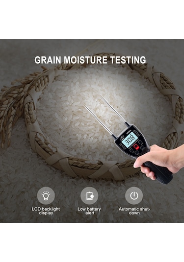 Benetech Gm650a Tahıl Nem Ölçer, Dahil Değil