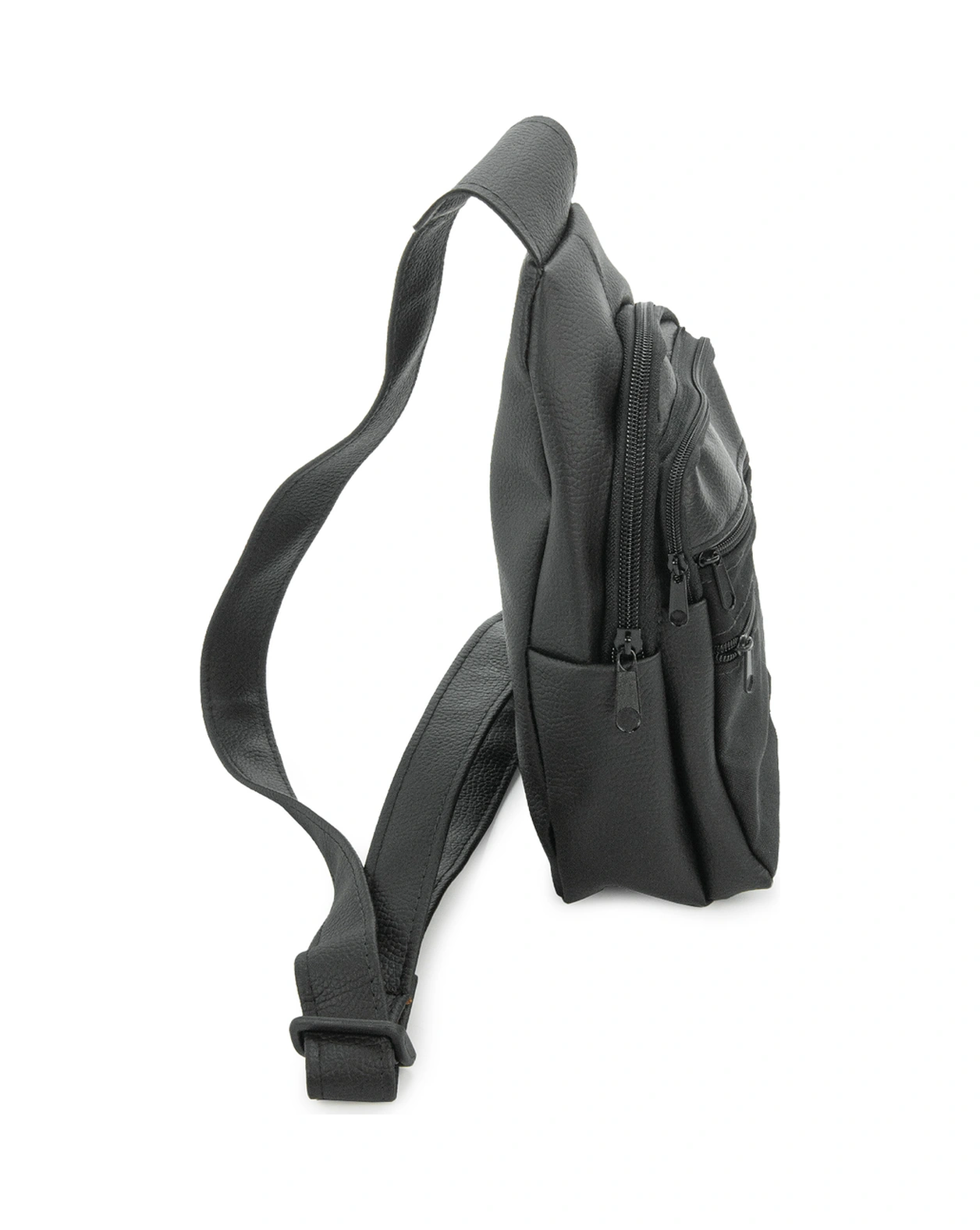 Hac Umre Siyah Bel Çantası - Çok Gözlü, Suya Dayanıklı Erkek Umre Çantası Siyah