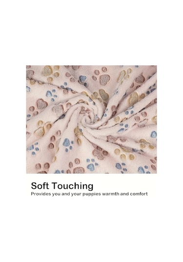 Honeybeeshop 6 Parça Ultra Yumuşak Flanel Pet Battaniyesi Mixed Color 29.92x40.94 Inch Tüm Boyutlarda Kedi Ve Köpekler İçin