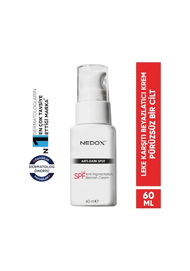 Nedox Cilt Beyazlatıcı Leke Kremi 60 ML