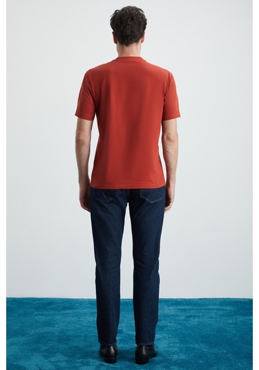 Cultıvated Erkek 3'lü Kalın Dokulu Regular %100 Organik Pamuk Vnly/kyeşil/krmt T-shirt