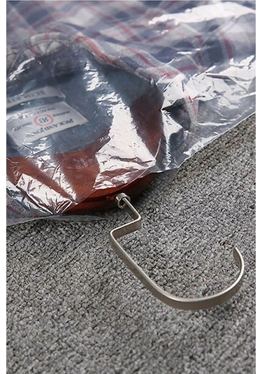Elbise Kılıfı Şeffaf Elbise Torbası Poşeti 6 Adet 58x90cm DG042