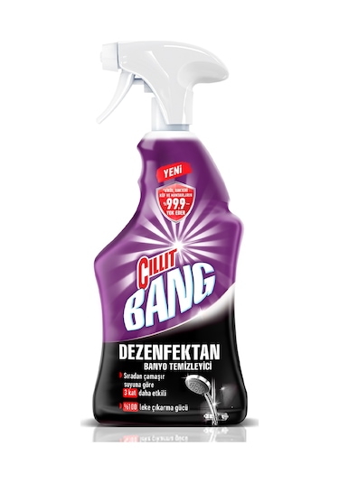 Cillit Bang Dezenfektan Mutfak & Banyo Yağ Ve Kireç Çözücü Sprey Seti 750 Ml