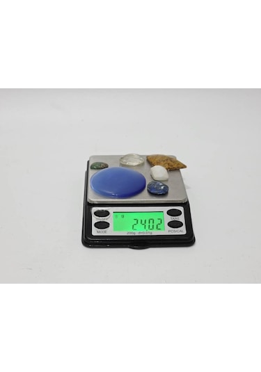 Kabaşon Kesim Kuvars Doğal Taş 24 Gram Lot 22 renkli